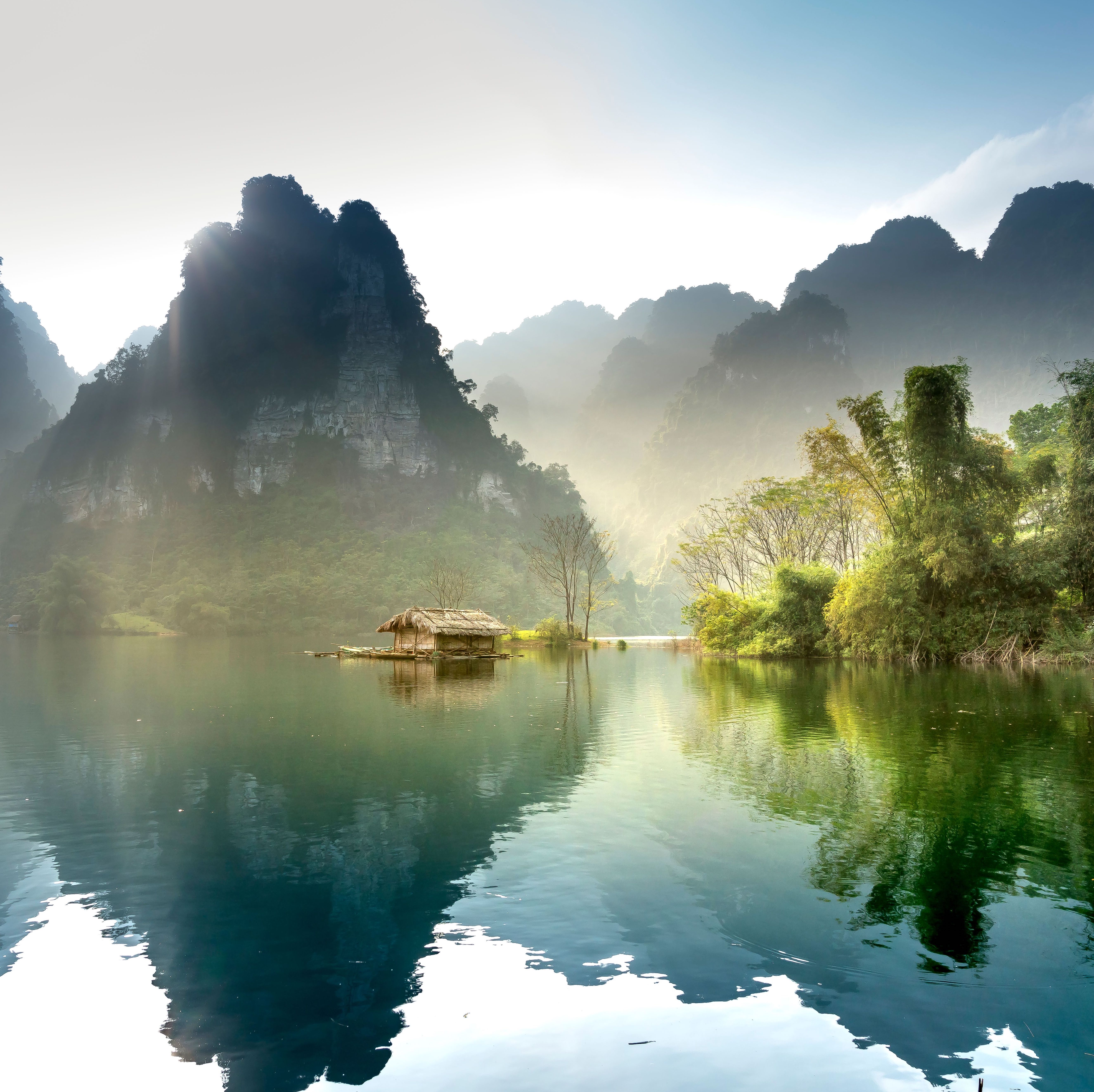 Minimalist landscape symbolizing quiet reflection